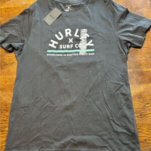Hurley Men's Charcoal Surf Co. Tee